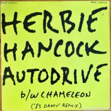 Discos de vinilo: HERBIE HANCOCK : AUTODRIVE / CHAMELEON / THE BOMB [CBS - ESP 1983] 12”. Lote 361210265