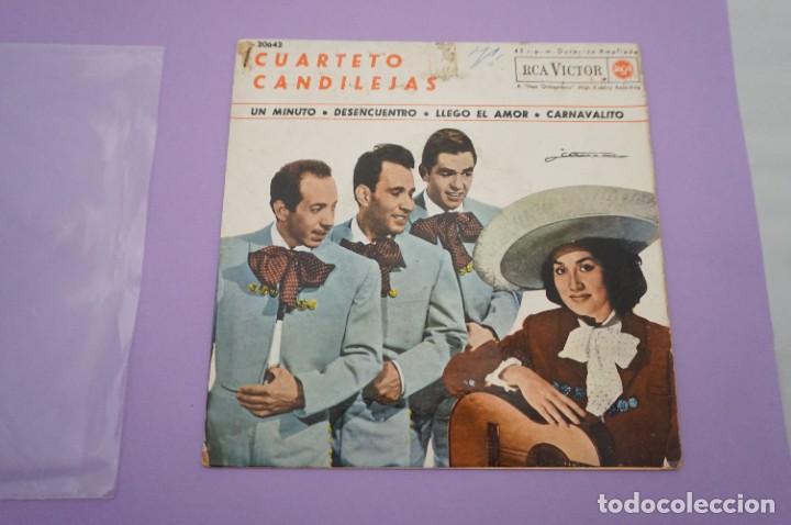 Discos de vinilo: VINILO 7 SINGLE - Cuarteto Candilejas / Un Minuto - Foto 1