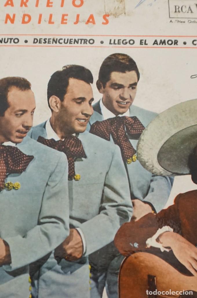 Discos de vinilo: VINILO 7 SINGLE - Cuarteto Candilejas / Un Minuto - Foto 2