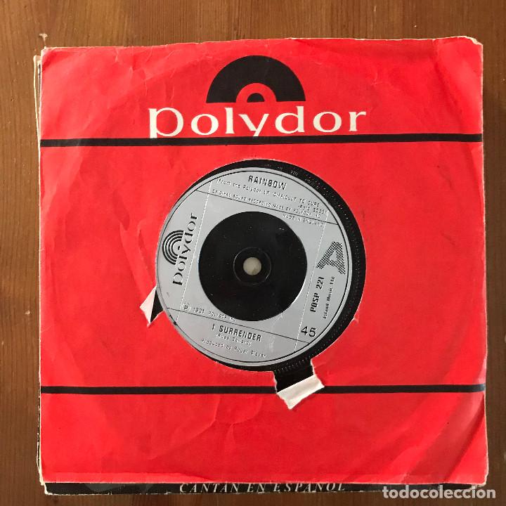 Discos de vinilo: RAINBOW - I SURRENDER - 7&rdquo; SINGLE POLYDOR UK 1981 - Foto 1