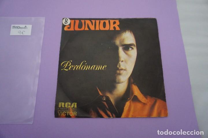 Discos de vinilo: VINILO 7 SINGLE - JUNIOR / PERDONAME - Foto 1