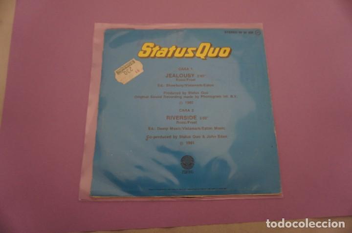 Discos de vinilo: VINILO 7 SINGLE - STATUS QUO / JEALOUSLY - Foto 5
