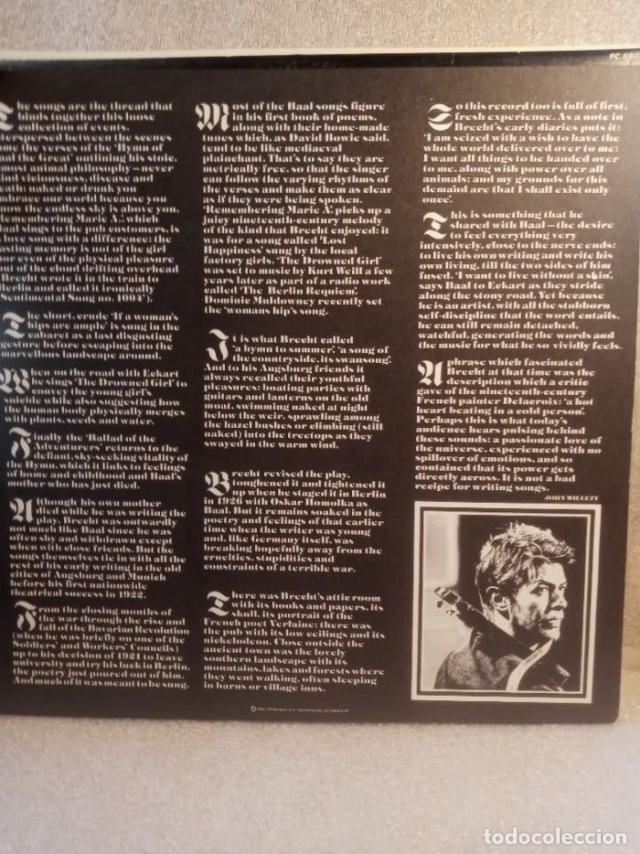 Discos de vinilo: DAVID BOWIE - BAAL. - Foto 4