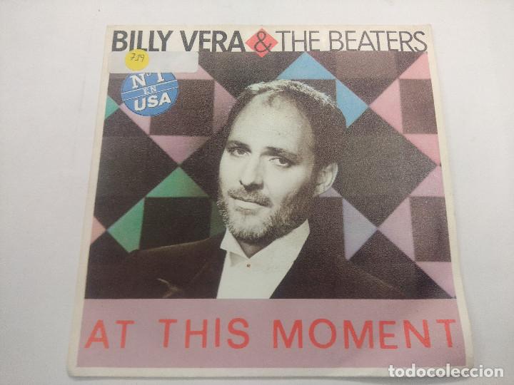 Discos de vinilo: BILLY VERA & THE BEATERS/AT THIS MOMENT/SINGLE. - Foto 1