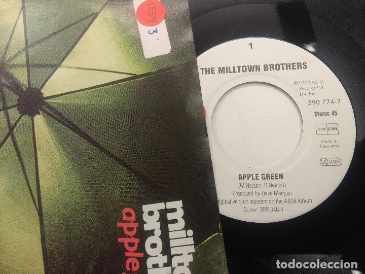 Discos de vinilo: MILLTOWN BROTHERS/APPLEGREEN/SINGLE. - Foto 2