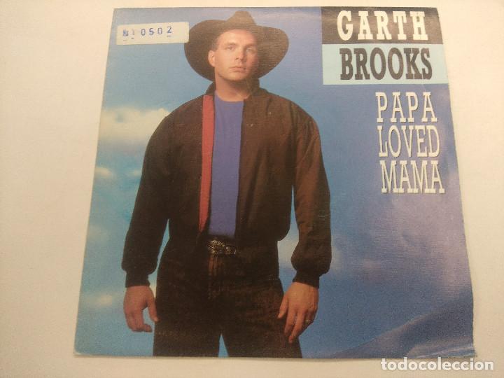 Discos de vinilo: GARTH BROOKS/PAPA LOVED MAMA/SINGLE. - Foto 1