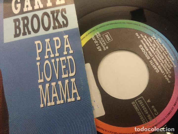 Discos de vinilo: GARTH BROOKS/PAPA LOVED MAMA/SINGLE. - Foto 2