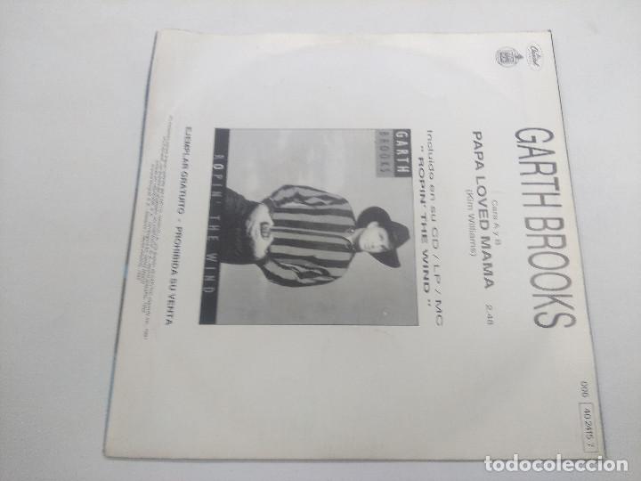 Discos de vinilo: GARTH BROOKS/PAPA LOVED MAMA/SINGLE. - Foto 3