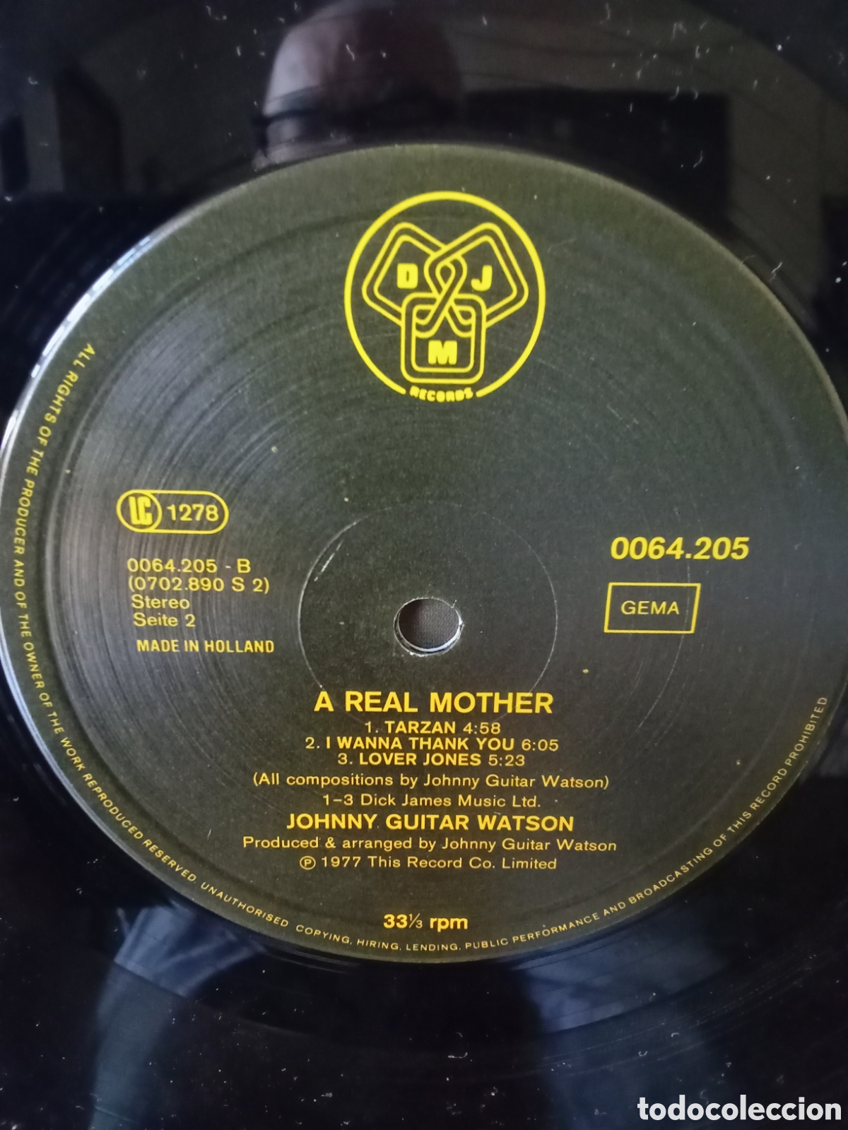 Discos de vinilo: JOHNNY GUITAR WATSON Original 1977 Germany - Foto 3