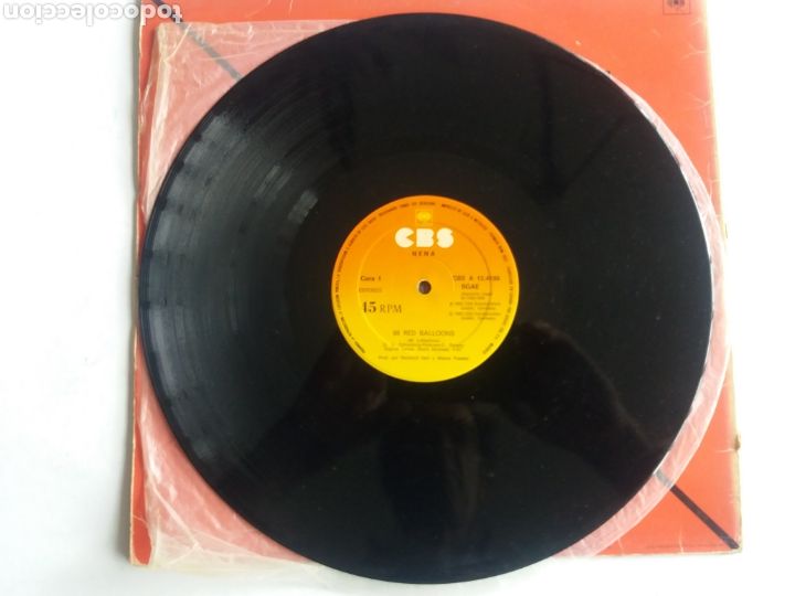 Discos de vinilo: NENA 99 RED BALLOONS. MAXI-SINGLE 1983 - Foto 4