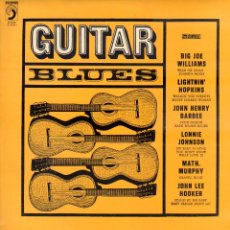 Disques de vinyle: GUITAR BLUES - BIG JOE WILLIAMS, LONNIE JOHNSON, MATH. MURPHY.../ LP DISCOPHON 1973 RF-14025. Lote 361373355
