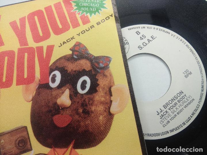 Discos de vinilo: JACK YOUR BODY/J.J. BRONSON/SINGLE. - Foto 2