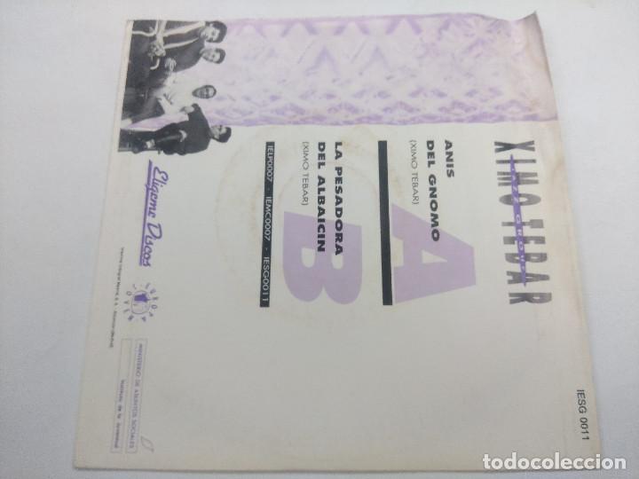 Discos de vinilo: XIMO TEBAR JAZZ GROUP/ANIS DEL GNOMO/SINGLE. - Foto 3
