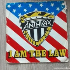 Disques de vinyle: ANTHRAX I,M THE LAW. Lote 361382080