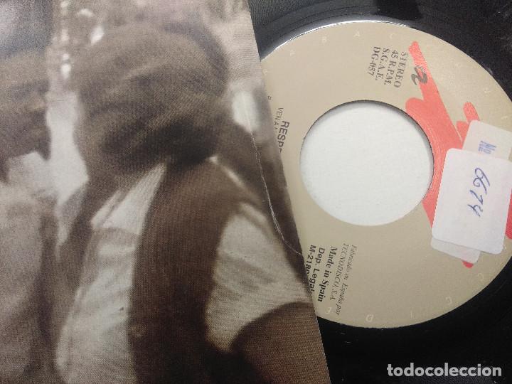 Discos de vinilo: RESPECT/VEN A MI/SINGLE. - Foto 2