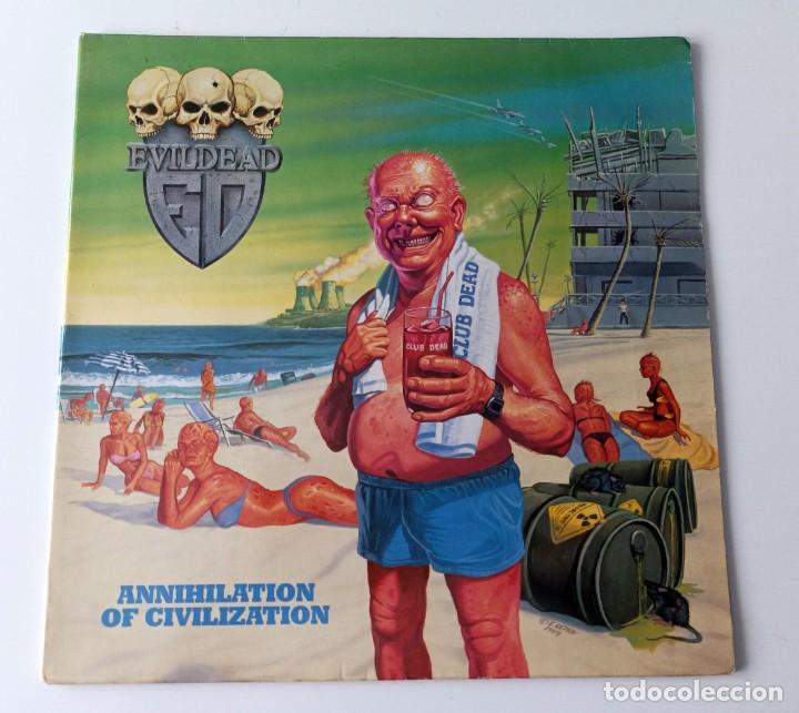 Discos de vinilo: LP EVILDEAD - ANNIHILATION OF CIVILIZATION - Foto 1