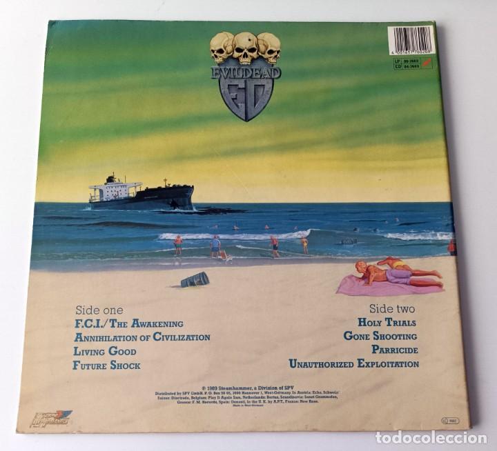 Discos de vinilo: LP EVILDEAD - ANNIHILATION OF CIVILIZATION - Foto 2