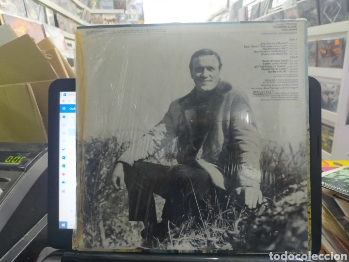 Discos de vinilo: Eddy Arnold LP standing alone u.s.a. - Foto 2