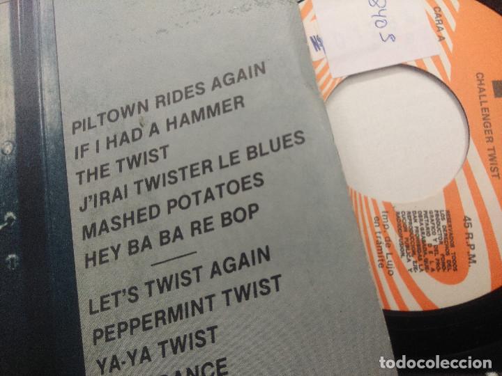 Discos de vinilo: CHALLENGER TWIST/PILTOWN RIDES AGAIN/SINGLE. - Foto 2