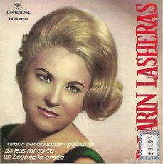 Discos de vinilo: PILARIN LASHERAS - AMOR PERDONAME / PIENSALO / NO LEAS MI CARTA / UN HOYO EN LA ARENA. COLUMBIA 1964. Lote 361404995