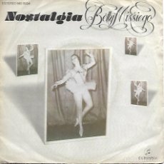 Discos de vinilo: BETTY MISSIEGO - NOSTALGIA / TAN SOLO UNA MUJER - COLUMBIA - 1980