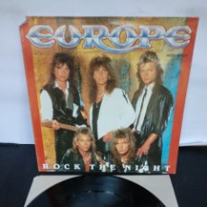 Discos de vinil: *EUROPE. ROCK THE NIGHT. SPAIN. EPIC. 1986. LX1.5. Lote 361434625