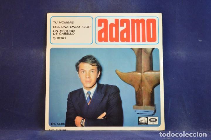 Discos de vinilo: ADAMO - TU NOMBRE + 3 - EP - Foto 1