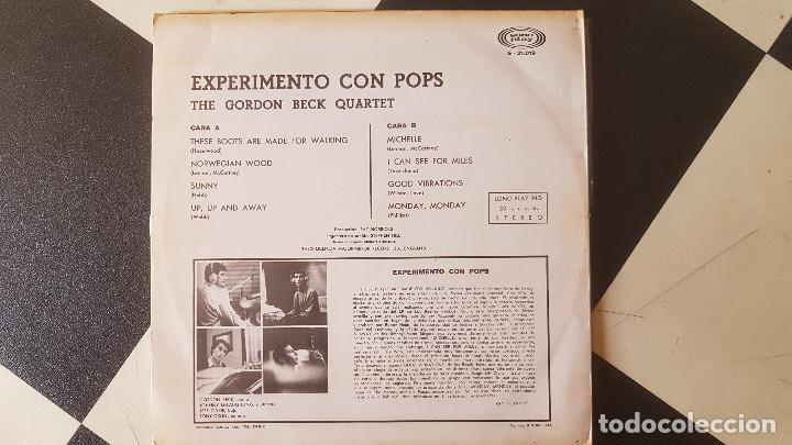 Discos de vinilo: LP The Gordon Beck Quartet &ndash; Experimento Con Pops 1968 John McLaughlin - Foto 4