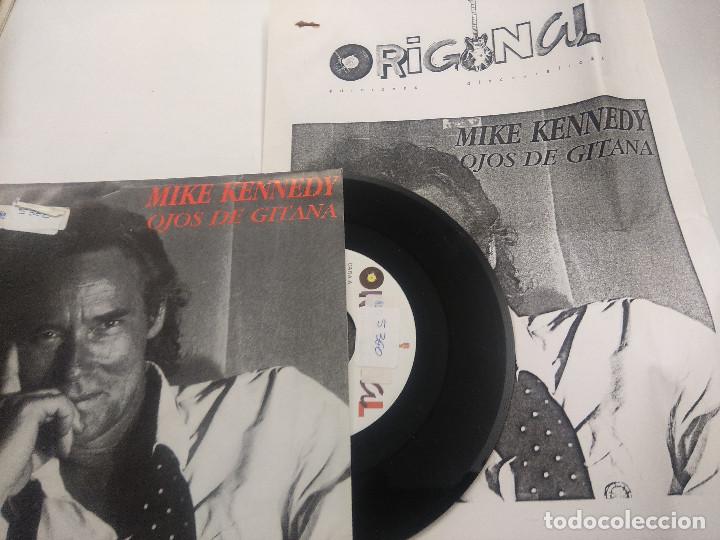 Discos de vinilo: MIKE KENNEDY/OJOS DE GITANA/SINGLE + HOJA PROMO. - Foto 1
