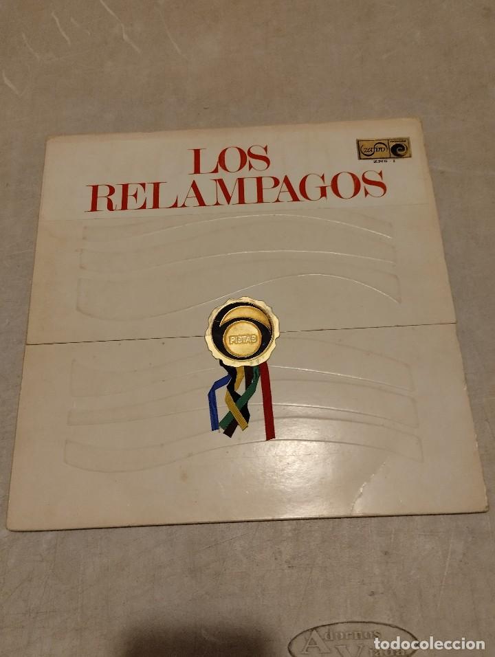 Discos de vinilo: Los Rel&aacute;mpagos LP portada abierta Esp. - Foto 1