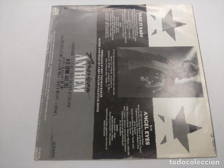 Discos de vinilo: ANDY TAYLOR/TAKE IT EASY/SINGLE PROMOCIONAL. - Foto 3
