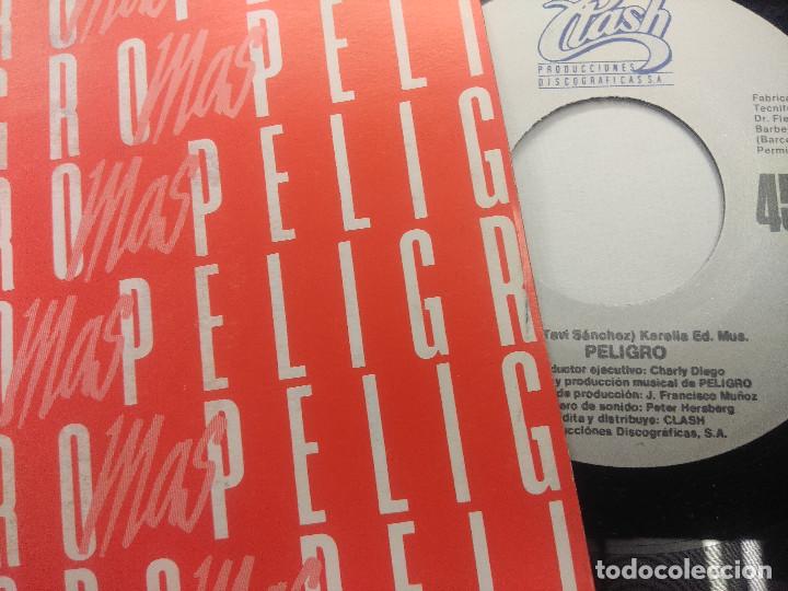 Discos de vinilo: PELIGRO/MAS/SINGLE PROMOCIONAL. - Foto 2