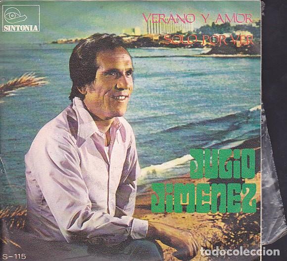 Discos de vinilo: SINGLE JULIO JIMENEZ VERANO Y AMOR - Foto 1