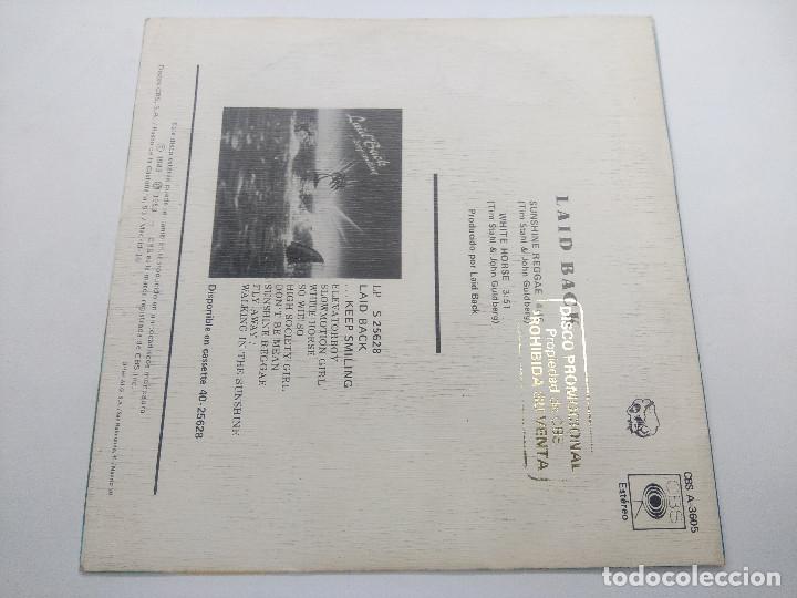 Discos de vinilo: LAID BACK/SUN SHINE REGGAE/SINGLE PROMOCIONAL. - Foto 3