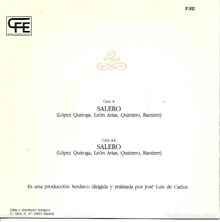 Discos de vinilo: ISABEL DE CORIA - SALERO - 1991 - Foto 4