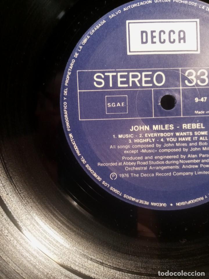 Discos de vinilo: JOHN MILES - REBEL. - Foto 2