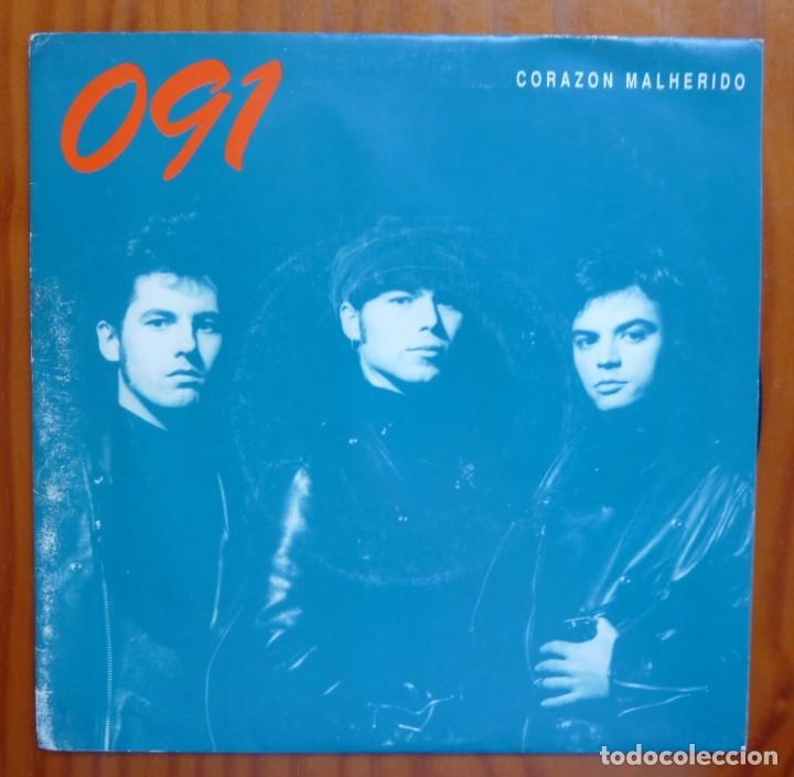 Discos de vinilo: 091 / CORAZON MALHERIDO / PROMOCIONAL / 1991 / SINGLE - Foto 1