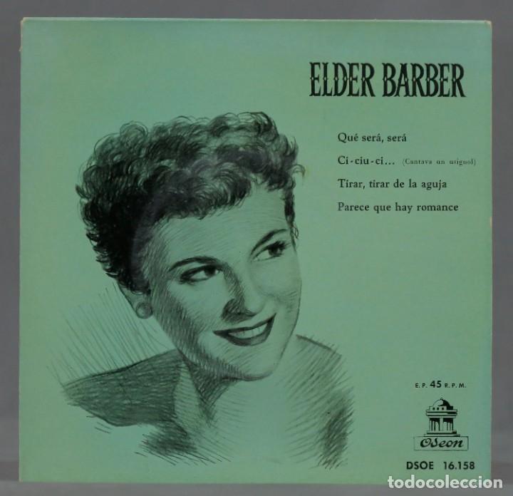 Discos de vinilo: EP. ELDER BARBER - QUE SERA SERA + 3 - Foto 1