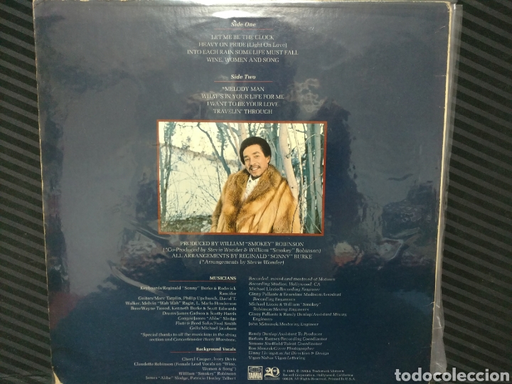 Discos de vinilo: Smokey Robinson - Warm Thoughts (LP) - Foto 2
