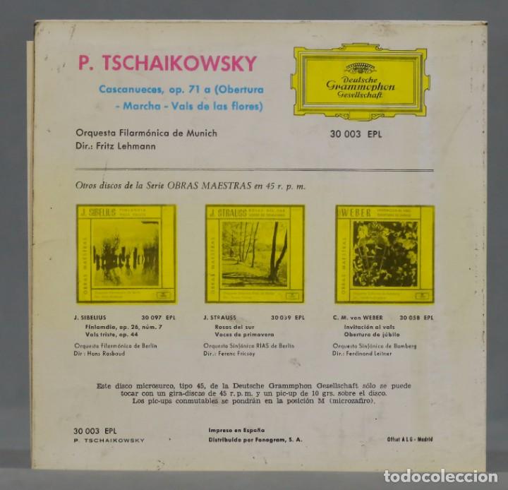 Discos de vinilo: SINGLE. Tschaikovsky. CASCANUECES. LEHMANN - Foto 2