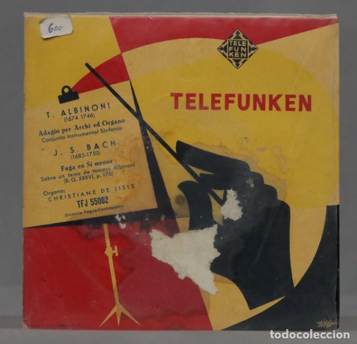 Discos de vinilo: SINGLE. ALBINONI. BACH. LISLE - Foto 1