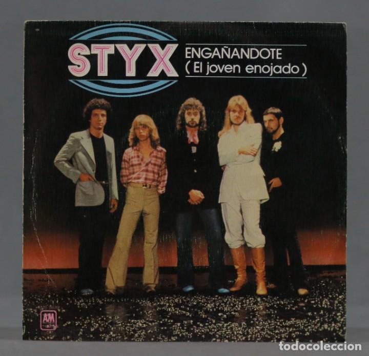 Discos de vinilo: SINGLE. STYX. ENGA&Ntilde;&Aacute;NDOTE - Foto 1