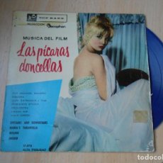Discos de vinilo: LAS PICARAS DONCELLAS - MUSICA DEL FILM -, EP, UPSTAIRS AND DOWNSTAIRS + 3, AÑO 1960. Lote 361510450