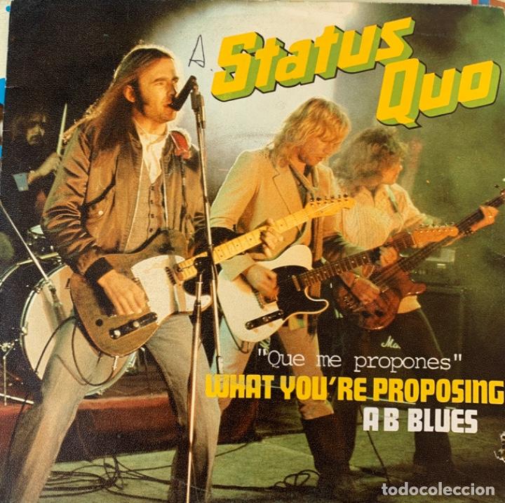 Discos de vinilo: Status Quo Que me propones - Foto 1