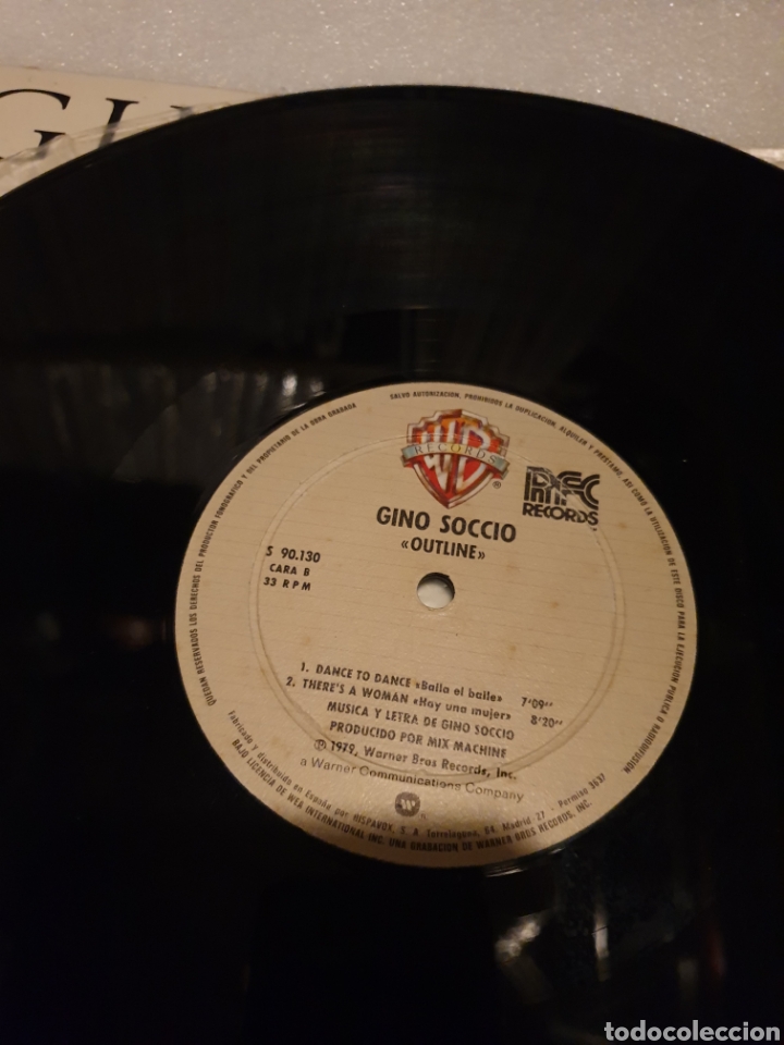 Discos de vinilo: Gino Soccio - outline - Foto 3