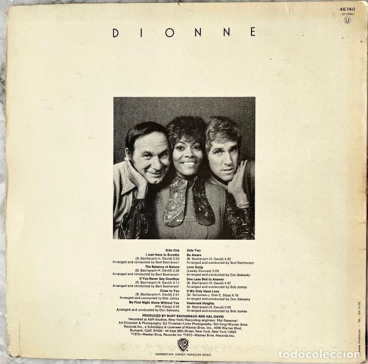 Discos de vinilo: DIONNE WARWICK. DIONE. LP FRANCIA - Foto 2