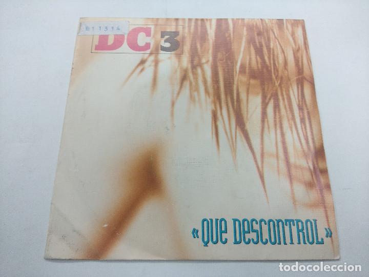 Discos de vinilo: DC3/QUE DESCONTROL/SINGLE. - Foto 1