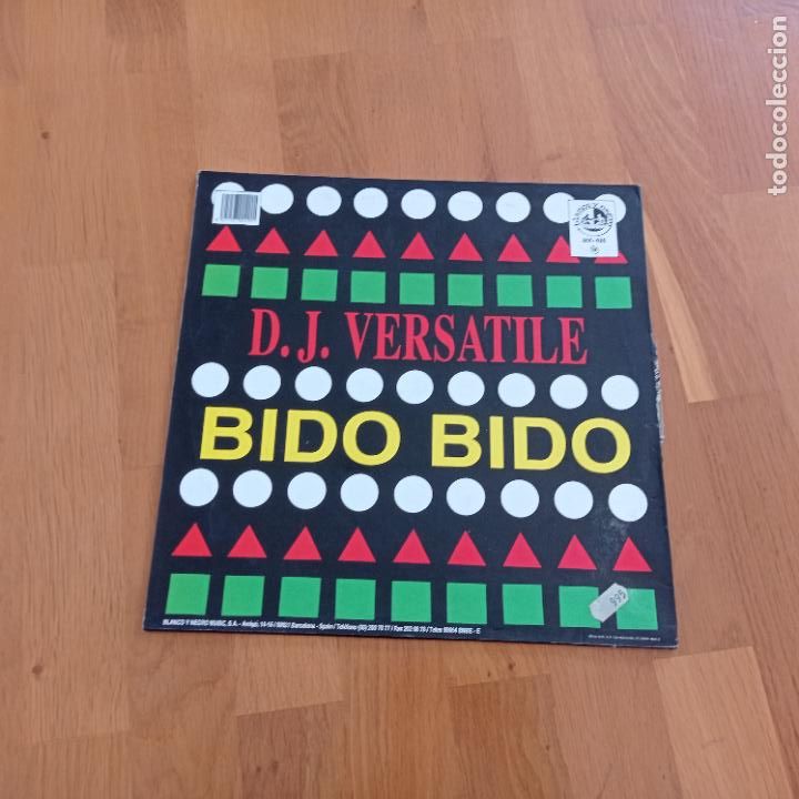 Discos de vinilo: Dj versatile-bido bido.maxi espa&ntilde;a - Foto 2