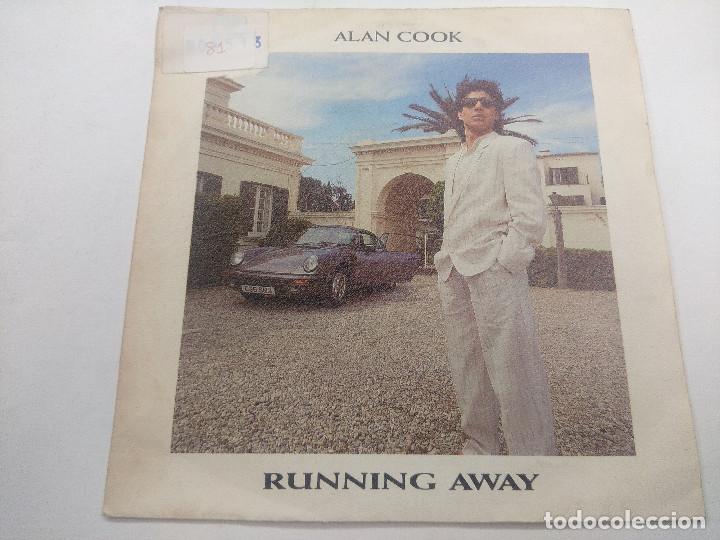 Discos de vinilo: ALAN COOK/RUNNING AWAY/SINGLE. - Foto 1