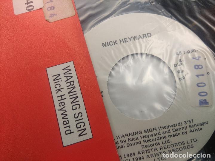 Discos de vinilo: NICK HEYWARD/WARNING SING/SINGLE PROMOCIONAL. - Foto 2